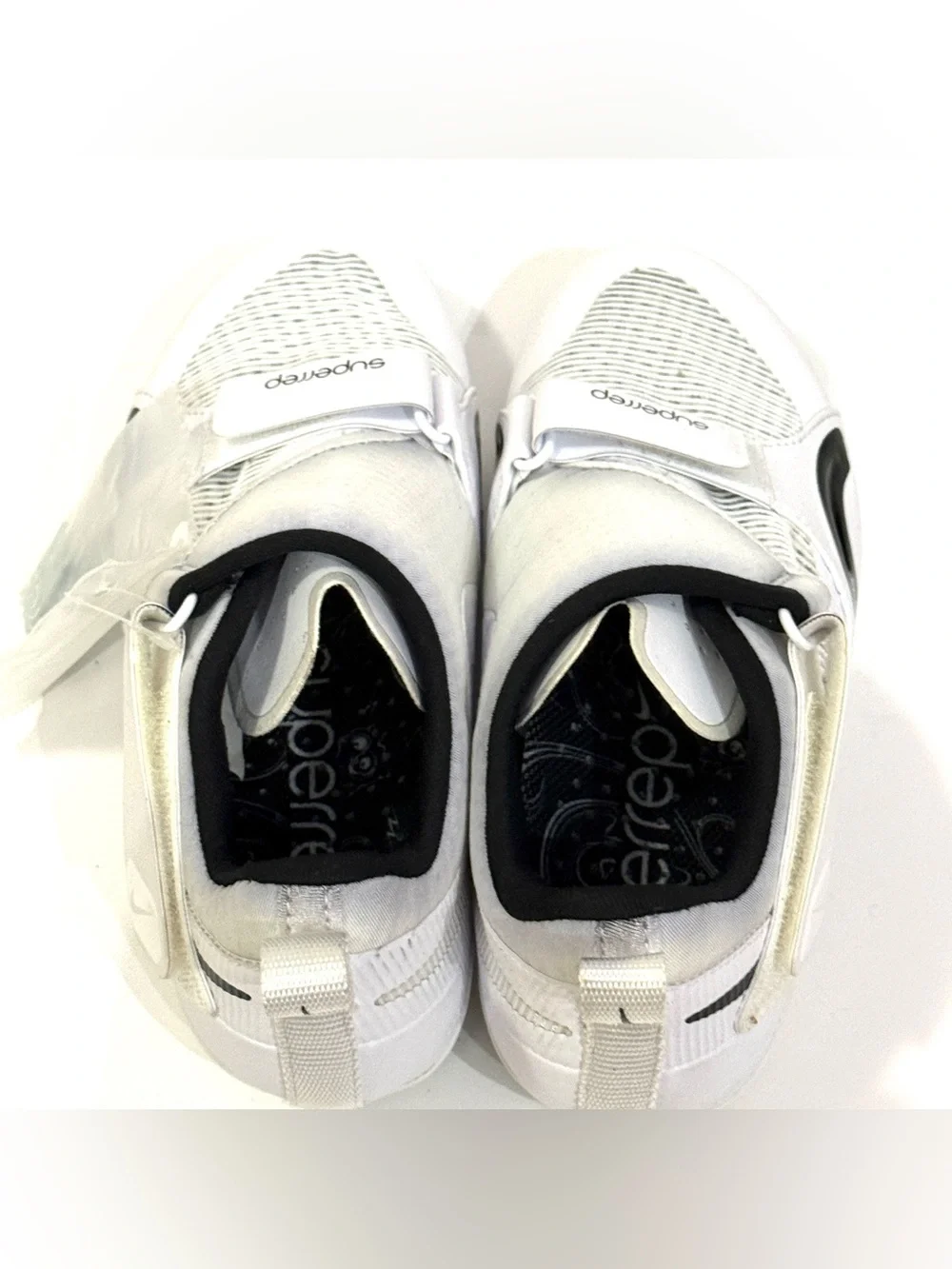 Nike SuperRep Cycle Women’s 6 White Black Indoor Cycling Shoes CJ0775-100